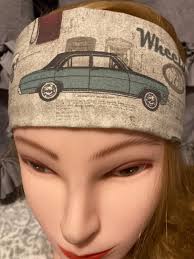 Muscle Cars Headband Motor Gear Head