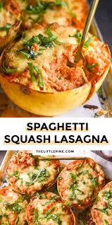 Spaghetti Squash Lasagna Keto Low Carb In 2020 Spaghetti Squash Lasagna Spaghetti Squash Lasagna
