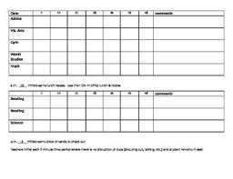 behavior chart off task disruptive behavior