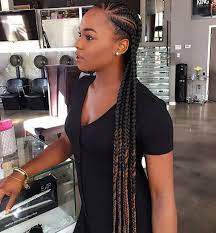 Hairspiration Love These Extra Long Feed In Braids On Lesliefarrell By Erinsc24 Atlhair Feed In Braids Hairstyles Hair Styles African Braids Hairstyles