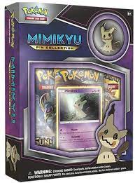 Pikachu move over, mimikyu is here! Amazon Com Pokemon Tcg Mimikyu Premium Collection Box Featuring A Special Mimikyu Pin Toys Games