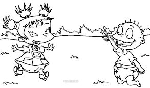 Rugrats includes a large array of characters: Printable Rugrats Coloring Pages For Kids