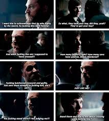 Granted he won't have any teeth left but he will be a wiser man for it. Alfie Solomons Best Speech Peakyblinders