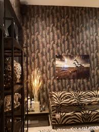 Cadre En Verre Sans Contour Sur Mur Papier Peint Imprime Fancy Maison Et Objet Cadre En Verre Papier Peint