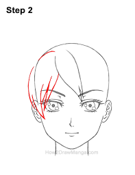 In this video, i am using a plain old hb pencil! How To Draw A Manga Woman With A Bun Hairstyle Front View Step By Step Pictures How 2 Draw Manga