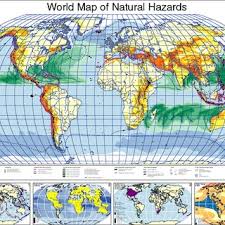 World Map Of Natural Hazards Munich Re Source Jrc Download Scientific Diagram