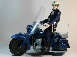 Hasbro G I Joe Vintage Action Joe State Trooper Police Motorcycle Left Side Vintage Toys 1970s Gi Joe Baby Boomers Generation