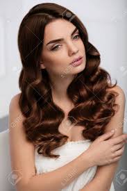 These five styles from the spring runways are a cinch to do yourself. Curly Hair Style Beautiful Brunette Woman Model With Long Shiny Stock Photo Picture And Royalty Free Image Image 70690030