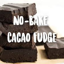 Cacao Fudge Cacao Powder Recipe Fudge Recipes Vegan Fudge