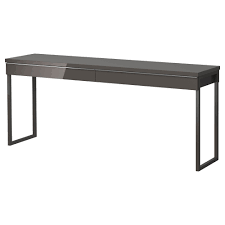 Ikea Us Furniture And Home Furnishings Ikea Console Table Black Office Furniture Grey Desk