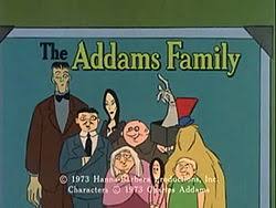 Happy family cartoon reading book. The Addams Family 1973 Tv Series Wikipedia