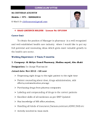 Pharmacist objectives resume objective livecareer. Pharmacist Resume 1
