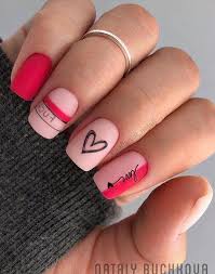 This purple manicure is a cool and understated way to celebrate. 50 Valentine S Day Nail Art Ideas Cuded