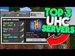 My friend worked hard and its his plugin i think this is the only bedrock uhc server. Top 3 Best Uhc Mcpe Servers 1 16 Minecraft Pe Pocket Edition Xbox Windows 10 Ps4 Switch Youtube