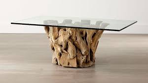 Coffee Tables That Bring Nature Vibes To Your Interior Interiordesigninspiration Luxur Driftwood Coffee Table Coffee Table Base Coffee Table Crate And Barrel