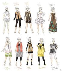 Various Female Clothes 5 By Meago On Deviantart Manga Clothes Art Clothes Clothes For Women