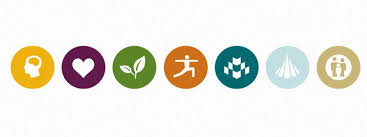 7 Dimensions Of Wellness Icons Freelance Graphic Design Graphic Design Design