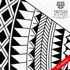 Learn more and see examples here. Tigilau Samoan Warrior Tattoo Stencil Template Design Tattoo Wizards