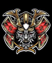 Oni Mask Samurai Samurai Warrior Tattoo Samurai Armor Samurai Mask Tattoo