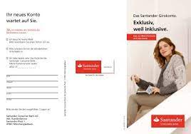 Velkommen til santanders nye netbank og prosper. Girokonto Santander Consumer Bank
