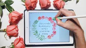 Learn how to draw beautiful digital watercolor florals on your ipad using procreate in this easy ipad art tutorial. Paint Watercolor Wreaths On Your Ipad In Procreate