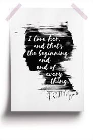 F Scott Fitzgerald Literary Quotes On Love Wall Art Literary Gift Bookish Gift Literary Quote Printable Literary Prints Wall Art Love Wall Art Framed Gifts