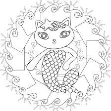 This collection includes mandalas, florals, and more. Coloring Page Gabby S Dollhouse Mandalas Mercat 9