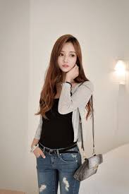 yoon joo jeans おしゃれまとめの人気アイデア pinterest joker コリアンビューティー 可愛い 韓国 女性