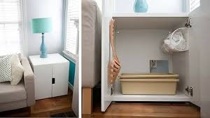 5 Solutions Pour Cacher La Litiere De Son Chat Litiere Chat Meuble Litiere Chat Et Mobilier De Salon