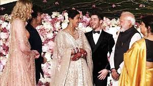 The day before chopra and jonas both wore custom ralph lauren for the western wedding, with the official ralph lauren twitter account confirming saturday that the designer would be dressing the. Pm Narendra Modi S Grand Entry At Priyanka Chopra Nick Jonas Wedding Reception In Delhi Youtube