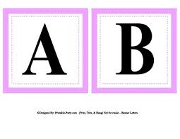 small square printable alphabet letters printable banner letters