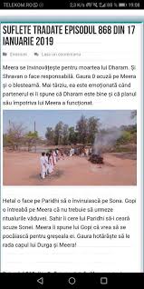 Vezi aici mai jos pe site serialul suflete tradate episodul 862 din data de 11 ianuarie 2019 hd. Saath Nibhana Saathiya Suflete Tradate Posts Facebook
