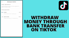 How To Transfer Money From Tiktok To Bank Account - YouTube