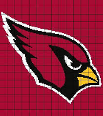 Cardinals counted cross stitch patterns to print online, thousands of designs to choose from. Needlecrafts Yarn Counted Cross Stitch Pattern Arizona Cardinals Logo Free Us Shipping Crafts Ideahome Gr
