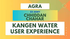Kangen Water User Ex Army Chhiddan chahar Agra - YouTube
