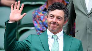 Rory McIlroy dons green jacket from Masters win at Wimbledon
