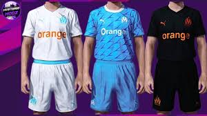 Personalización con nombre y número por solo dos euros. Kits Olympique De Marseille Pes 2020 Download By Mysterio Modz Youtube