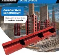 Steel Inside Corners for Concrete Forms (6" x 6" x 4 ft ...