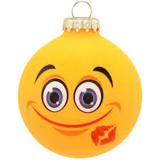 Pin By Jamie Moore Kozich On Holiday Smileys In 2020 Kiss Emoji Personalized Christmas Ornaments Emoji