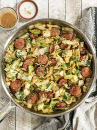 Are cabbage and kielbasa ok to eat on keto? Kielbasa And Cabbage Skillet With Dijon Vinaigrette Budget Bytes