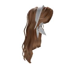 Cottage Tied Back Cute Waves Light Brown Roblox In 2021 Brown Hair Roblox Burnette Hair Light Hair