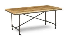 Reclaimed Wood Dining Table With Wheels Eclectic Dining Tables Industrial Dining Table Wood Dining Table