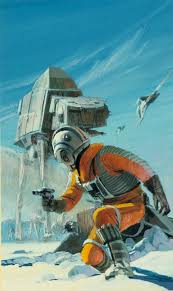 Ralph Mcquarrie S Ultra Rare Cover For The Empire Strikes Back Novelization Is Gorgeous Star Wars Concept Art Star Wars Painting Star Wars Art