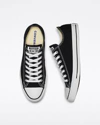 Black And White Low Top Converse Chuck Taylor All Star Unisex Low Top Shoe Converse Com Black Converse Shoes Top Women Shoes Chuck Taylors