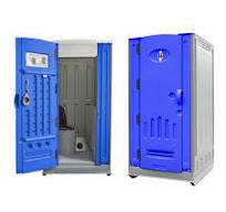 Portable Toilet with Steel Skid - Durable & Modern Design