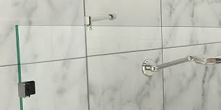 Frameless shower glass support bar. Glass To Wall 45 Deg Shower Rail Support Bar System 575mm Length Young Shower Screens