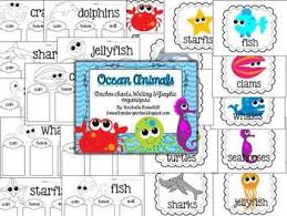 ocean animals anchor charts graphic organizers