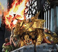 In this new artwork, does anyone know who the character left of malcador is  supposed to be? : r/Warhammer