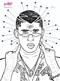 Bad bunny height weight and body details height: The Designing Chica On Twitter In Honor Of Bad Bunny Being At Mariachi Plaza Today In Boyle Heights Here S A Free Coloring Page Of Mr Sanbenito Gracias Por Darnos Tanto Alegria Free