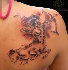 Leo is symbolized by the lion and it's a fire sign ruled by the sun. Sagittarius Tattoos Askideas Com
